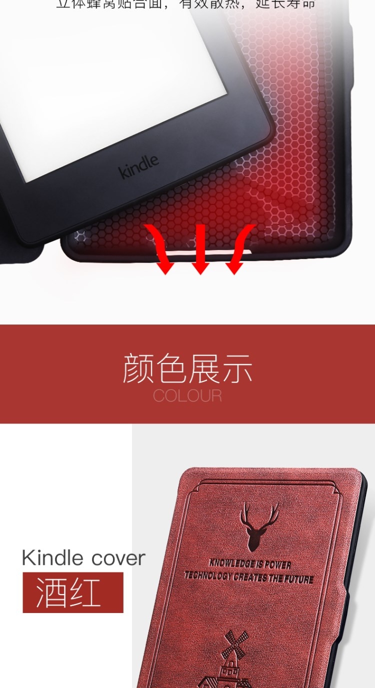 Slim pw kindle gốc e-book Sheepshead shell bảo vệ tay áo paperwhite cảm thấy tốt phù hợp - Phụ kiện sách điện tử ốp ipad air 2