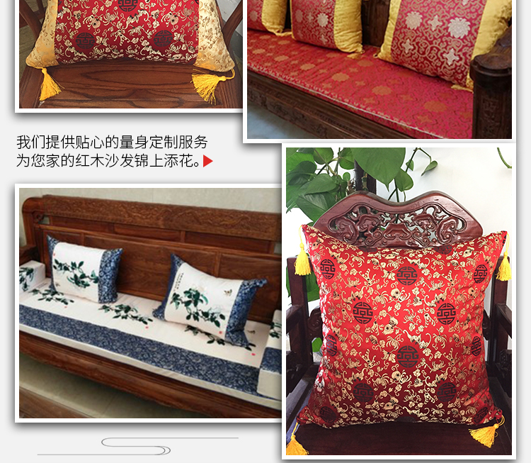 vuông xốp Trung Quốc tùy chỉnh gụ sofa đệm gối kẹo gối vuông gối tay vịn gối thắt lưng gối thắt lưng gối chứa lõi - Trở lại đệm / Bolsters gối kèm chăn
