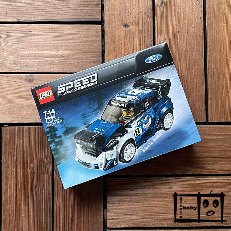 [Nicole Baby]Lego 75885 Ford Fiesta World Rally Car Super Racing Car