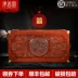 Cổ rắn gỗ cũ hộp lưu trữ quan tài hộp retro đỏ khắc đám cưới của hồi môn cưới hộp thư pháp và hộp lưu trữ tranh - Cái hộp thung go Cái hộp