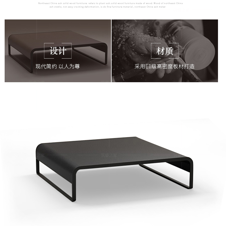 Bàn cà phê Bắc Âu Phòng khách tối giản hiện đại Thiết kế nội thất Khung thép carbon rắn Sợi da Microfiber Bàn trà gió công nghiệp - Bàn trà bàn gỗ giá rẻ
