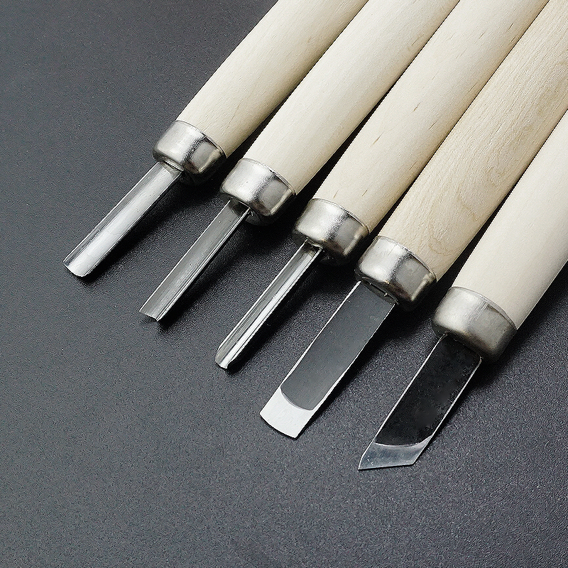 Yile wood art Japanese tools Green paper steel Okada carving knife Wood special manual woodworking tools Imported tools