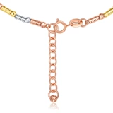 Модный браслет, платиновое ювелирное украшение, 18 карат, три цвета