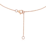 Золотое бриллиантовое ожерелье, цепочка, 18 карат, розовое золото, подарок на день рождения