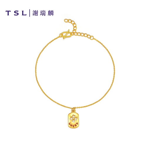 Золотой счастливый клевер, браслет, цепочка, ювелирное украшение с буквами