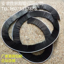 Promotional punching crown brush Nylon spring brush roller inner and outer winding spring bristle brush strip round curved brush wheel