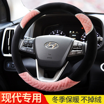 Hyundai ix35 leads the Movement of Rena name to Elantra IX25 Festa winter plush steering wheel cover