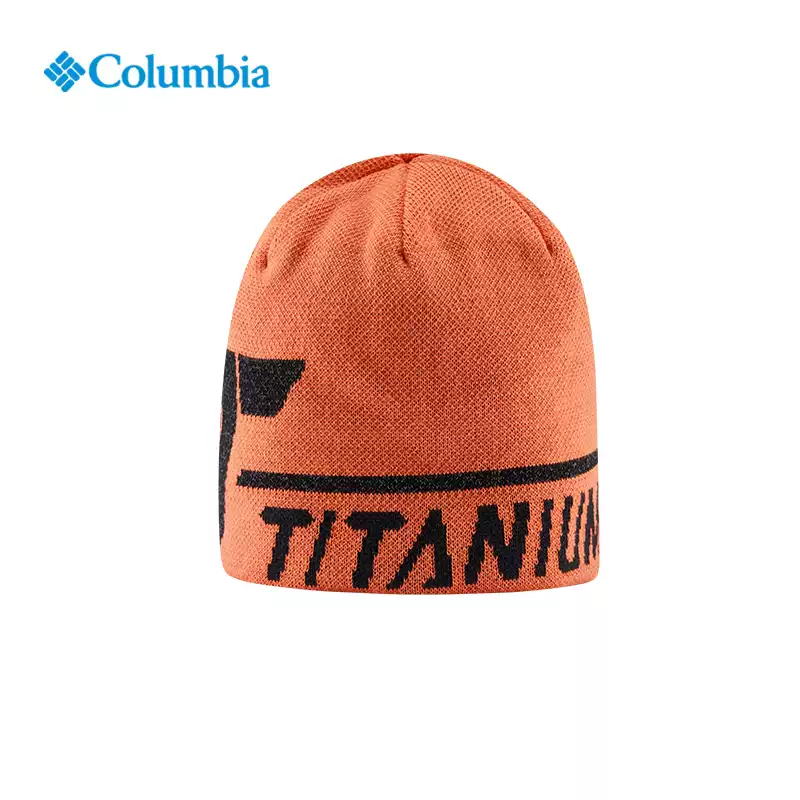 Columbia columbia outdoor 25 fall and winter new couple titanium series gold dot ski knitting hat cu6198