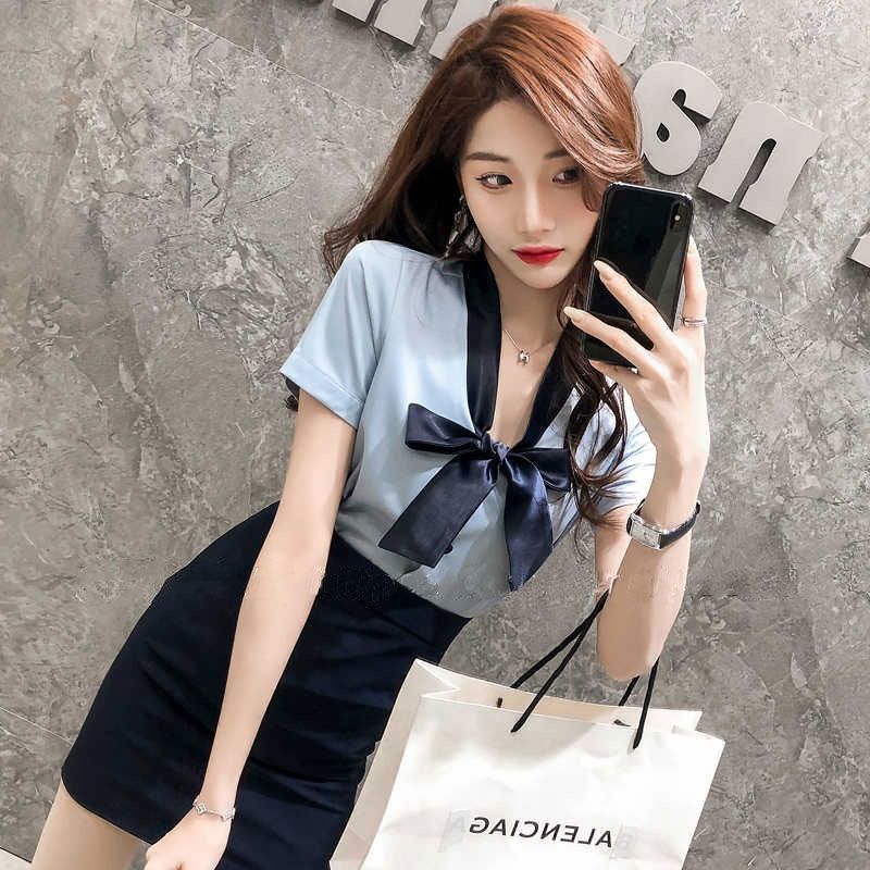 Nightclub Sexy Dress, Age-Reducing New Style, Spa Foot Massage Soft Foot Bath Technician Work Clothes, Feminine Suit