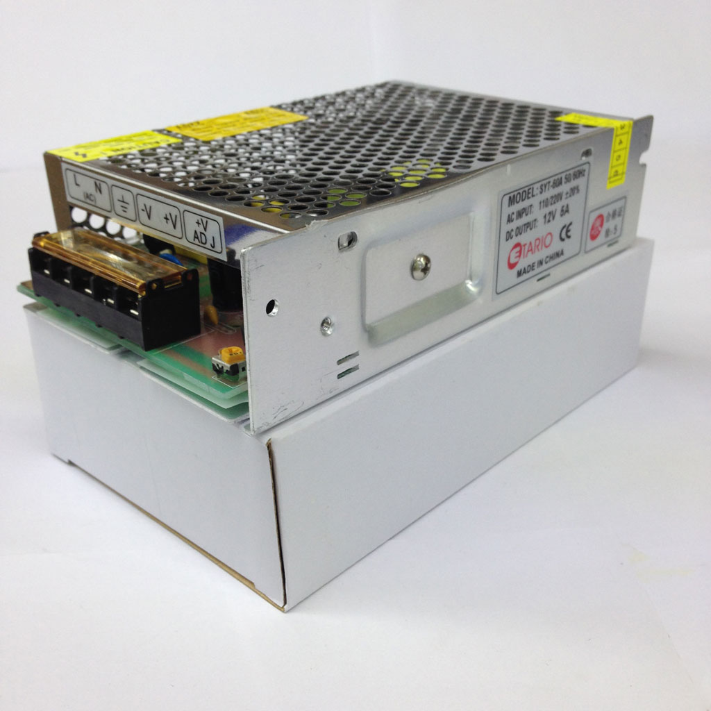 Friend Tay High Quality 12V5A Switching Power Supply DC Motor Controller Iron Shell Power Fiberglass Circuit Board