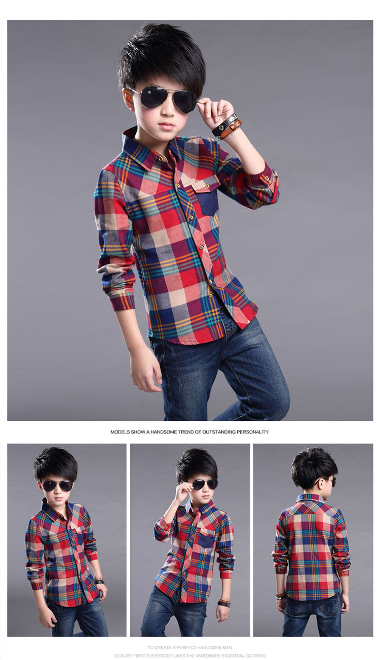 Chemise garcon à manche longue - Ref 2076379 Image 11