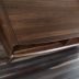 Kỷ niệm 5 năm Lễ kỷ niệm bàn trà tối giản Bắc Âu Bắc Mỹ Black Walnut Round Edge Chống phá vỡ thiết kế nội thất - Bàn trà