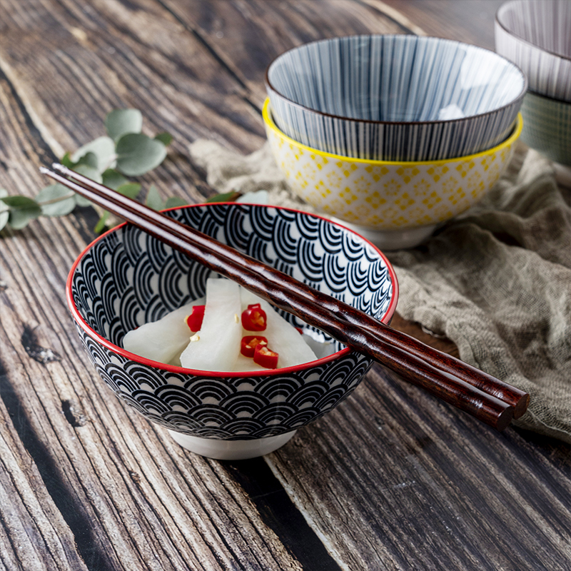 Rice bowls ideas under the glaze color Japanese - style tableware ceramic bowls of household individual students creative small ceramic bowl