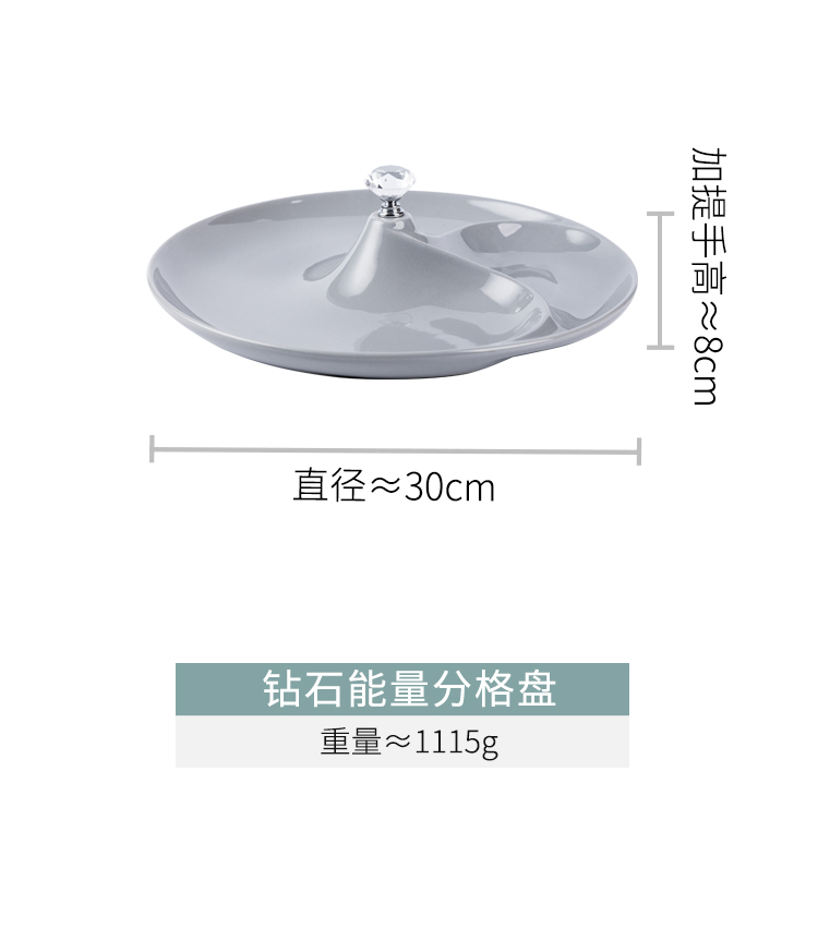 Irregular plate frame IMhouse creative fruit bowl home sitting room tea table compote European ceramic plate