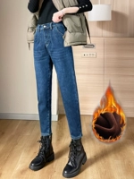 Синие утепленные штаны