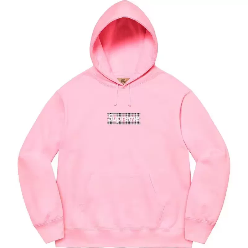 Суприм 22SS BOX HOODED SWEATSHIRT ко-брендированный толстовка с капюшоном, свободная худи