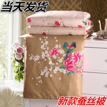 Silk quilt pure mulberry silk summer quilt spring and autumn thickened winter quilt core air conditioning quilt washable summer quilt single and double