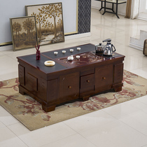 Kung Fu Tea Table Combination Natural Firestone Automatic Water Storage Chinese Reception Guest Wooden Tea Table Office Coffee Table