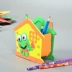 Trẻ em làm bằng tay eva giữ bút Sponge dán giấy dán mẫu giáo bộ dụng cụ tự làm Đồ chơi sáng tạo cách làm đồ chơi Handmade / Creative DIY