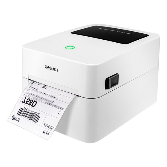 Deli 730c electronic face sheet printer household self-adhesive QR code thermal paper express delivery order label barcode printer single machine note deli