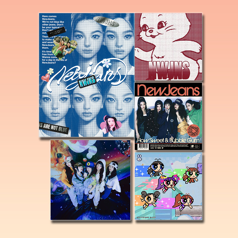 Newjeans Music Album Cover Poster Celebrity Merchandise Bedroom Decoration Painting Background Wall Sticker Celebrity Photocard Newjeans Music Album Cover Poster Celebrity Merchandise Bedroom Decoration Painting Background Wall Sticker Celebrity Photocard