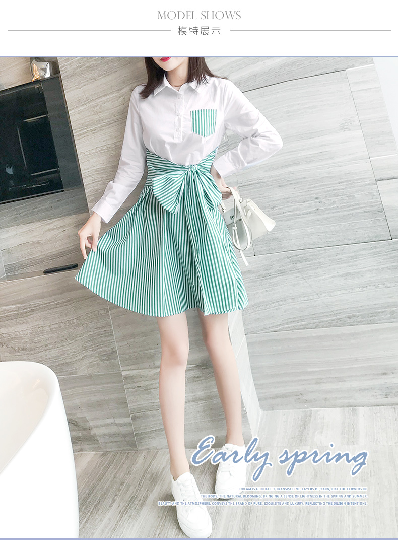 Mùa thu 2019 mới của phụ nữ đầm eo eo là khí chất mỏng đầu thu phổ biến quần áo mới đầm nữ năm mới - Sản phẩm HOT đầm thiết kế đẹp