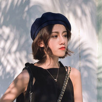 Mesh beret female summer thin British breathable Japanese ins Wind retro Joker spring tide painter hat