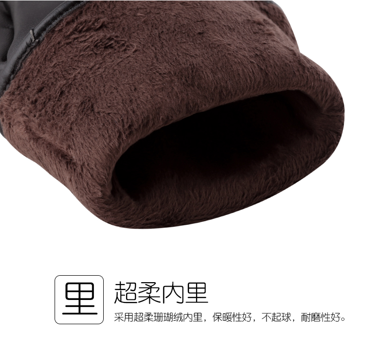 Gants pour homme      en peau de mouton - Ref 2782427 Image 10