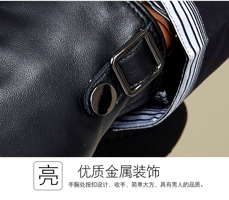 Gants pour homme      en peau de mouton - Ref 2782431 Image 9