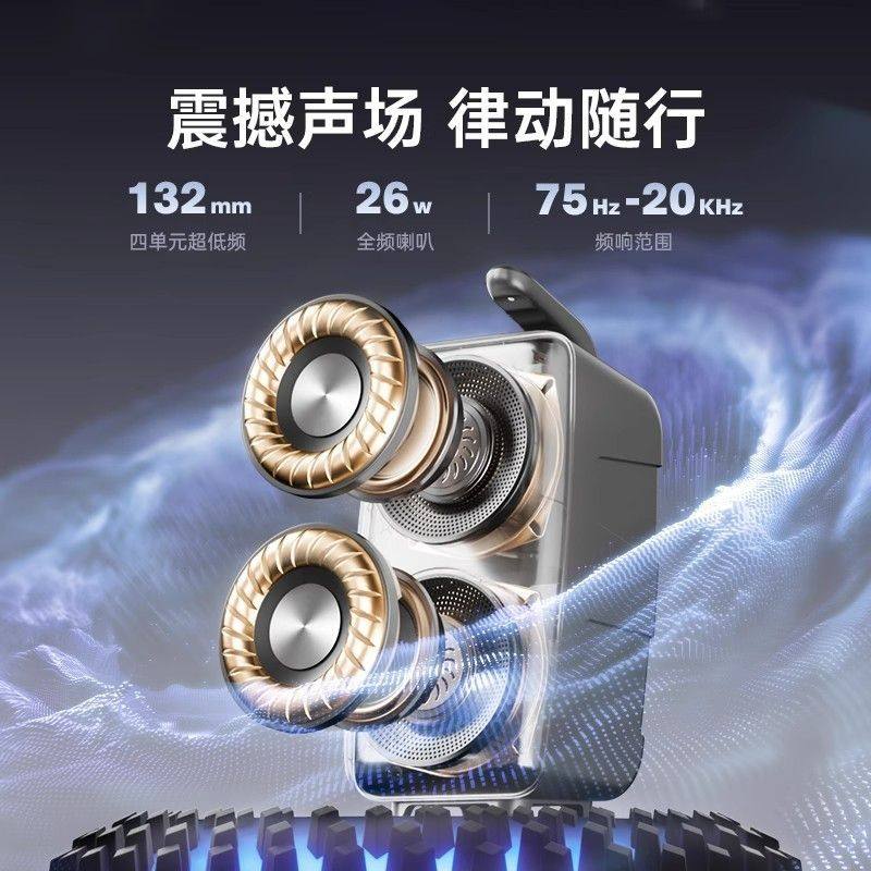 [2Nd Generation Upgrade] Sony Ericsson Wireless Bluetooth Speaker Microphone for Square Dancing, Outdoor Karaoke, Home Ktv