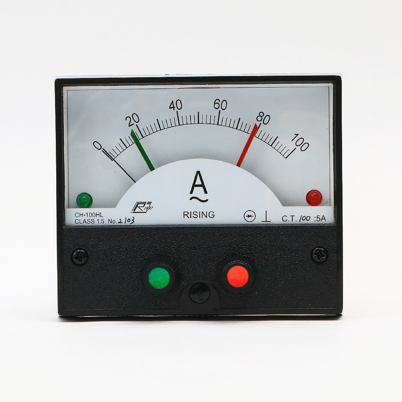 Ch100 Pointer Upper and Lower Limiting Current Voltage Alarm Meter High Frequency Equipment Cold Pier Machine High Frequency Special Current Limiting Meter Ch100 Pointer Upper and Lower Limiting Current Voltage Alarm Meter High Frequency Equipment Cold Pier Machine High Frequency Special Current Limiting Meter