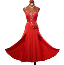 Childrens Latin dance dress dance costume competition dress dress red dance skirt rumba bull sling skirt