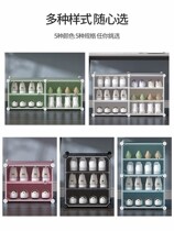 Simple shoe cabinet home dust-proof containing Shenzer shoe rack Sub-multilayer assembly Economy Type of door Put plastic large capacity