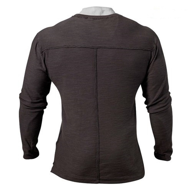 Cơ bắp cuộc chiến tranh mỏng đàn hồi cao breathable nhẹ thể thao anh em thể dục áo thun áo đáy áo hoodie loang màu