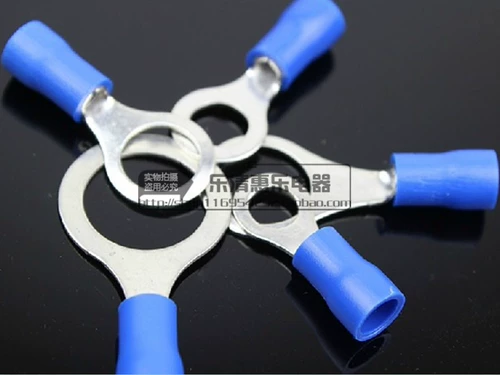 Круглая преоделенная терминальная терминала RV2-6 Терминальная терминальная толщина медь.