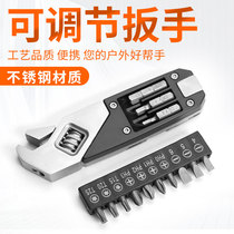 Multifunction Mini Knife Pliers Screwdriver Field Survival Emergency Wrench Tool Combination Suit Outdoor Equipped