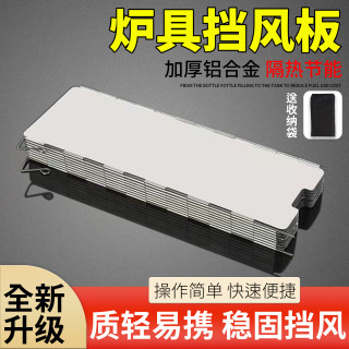 Stove head wind shield, wind protection ring, stove head folding enclosure