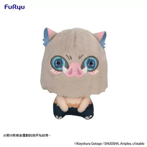 Bilibili 2025 новые товары на складе FURYU Demon Slayer MOCHIPICO Cat Mouth плюшевая кукла