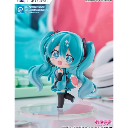 В наличии на Bilibili FuRyu TENITOL Hatsune Miku UWA серия мягкая улыбка фигурка-мешок от боли