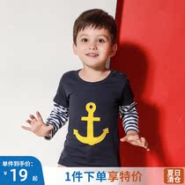 Gollum diary boys T-shirt long sleeve 2019 new spring and autumn children cartoon pure cotton baby top tide ZT736