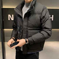 Мужской короткий пуховик, удерживающая тепло куртка, оверсайз, увеличенная толщина, коллекция 2021