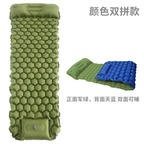 Outdoor ultra-light automatic foot inflatable mat Tent mat Portable camping single lunch break mattress thickened moisture pad