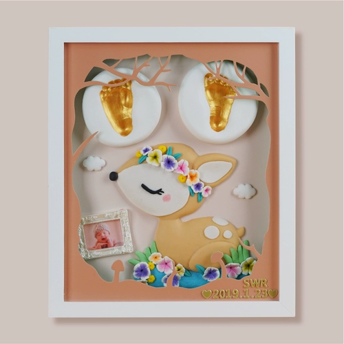 Детские отпечатки рук и ног, чернильная подушечка, отпечаток рук для новорожденных для младенца, сувенир, фоторамка, подарок на день рождения