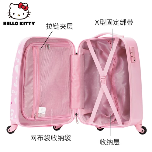 Hello Kitty, универсальный мультяшный детский чемодан для принцессы, 16 дюймов