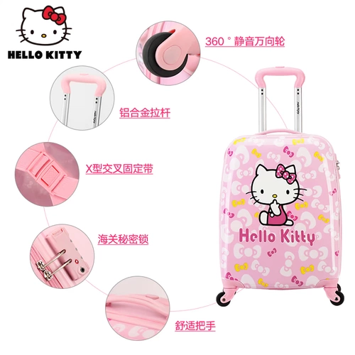 Hello Kitty, универсальный мультяшный детский чемодан для принцессы, 16 дюймов