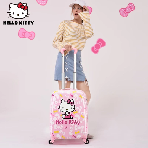 Hello Kitty, универсальный мультяшный детский чемодан для принцессы, 16 дюймов