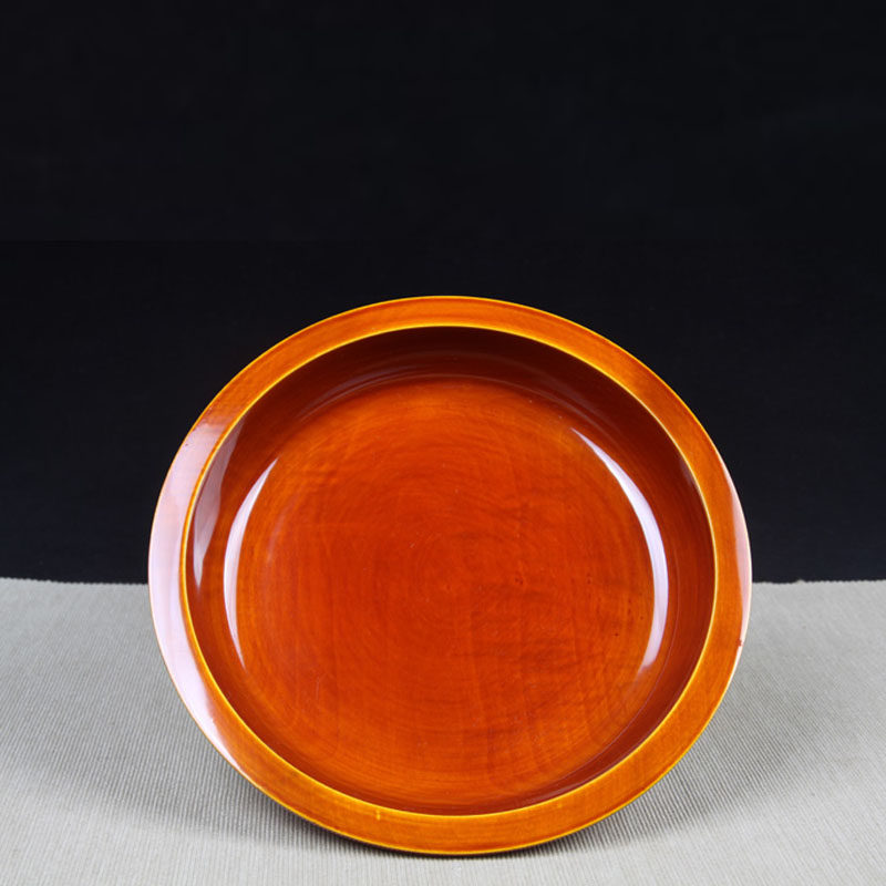 O Japan Painter Japan Painter Disc Japanese Wheel Island Painter Process Brown - red Lacquer