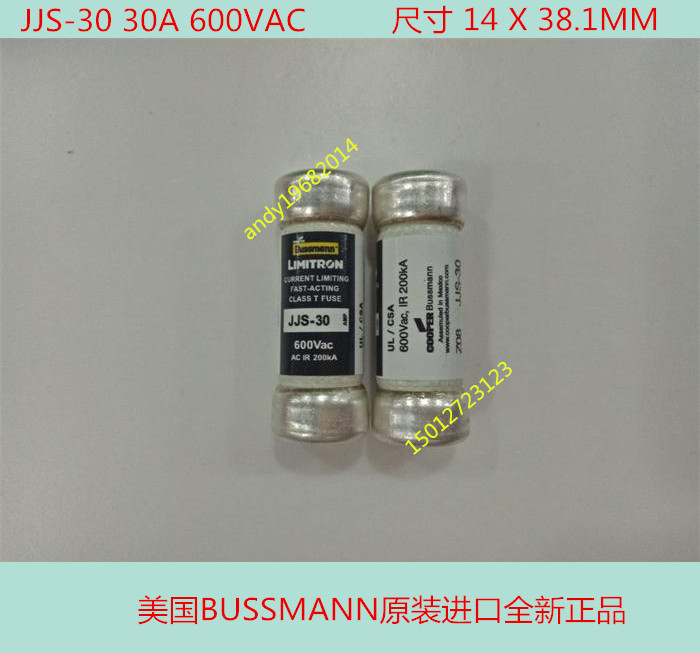 T-Tron American Buss Original Fuse Ultra-Fast Fuse Jjs-15 Jjs-20 Jjs-30 Brand New