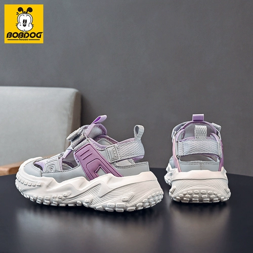 Летние детские спортивные сандалии, сумка для обуви, обувь, подходит для подростков, мягкая подошва