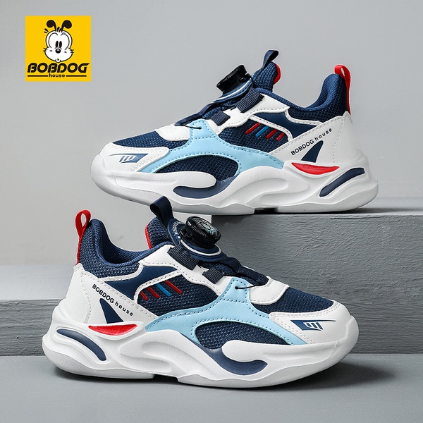 Babudou Boys' Shoes 2026 New Spring and Autumn Children's Sports Shoes for Older Kids, Lightweight Breathable Mesh for Elementary School Students — 5